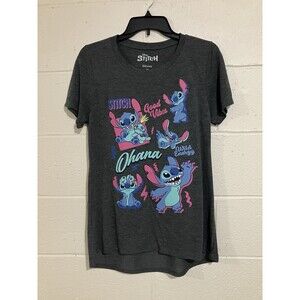 Disney Lilo And Stitch Good Vibes Wild Energy Ohana Adult T-Shirt Size M Medium